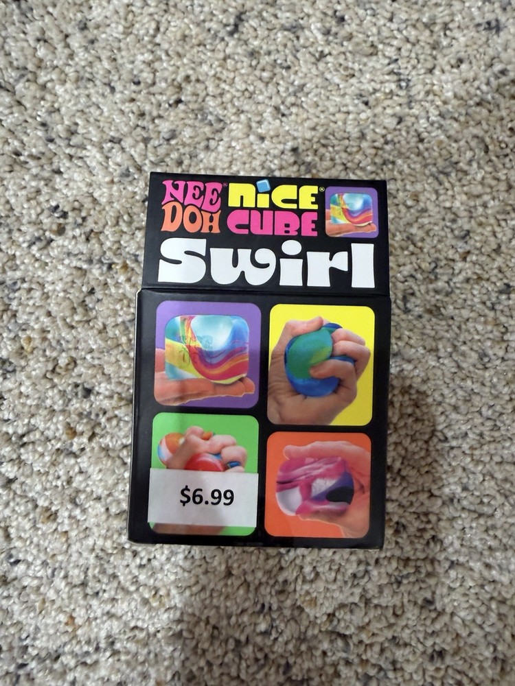 NWT NeeDoh Nice Cube Swirl Random Color