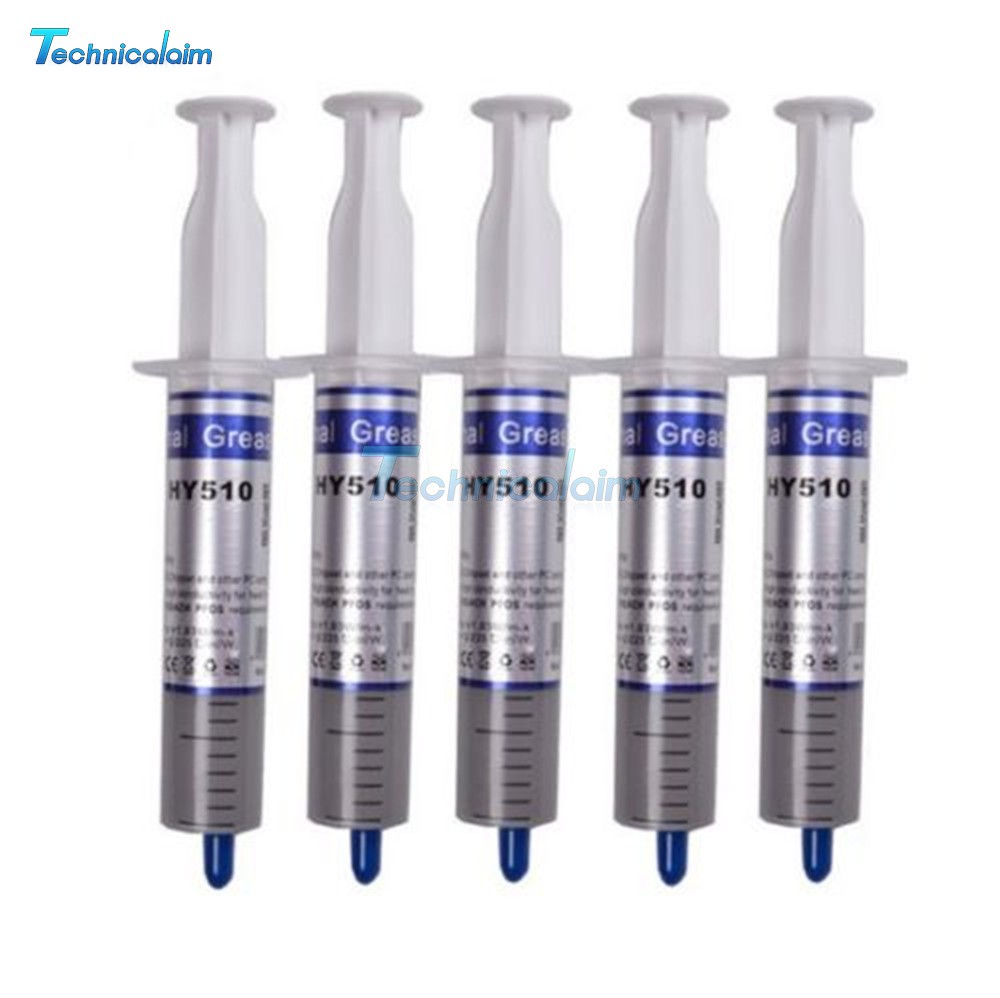 10PCS HY510 Grey Thermal Conductive Grease Paste For GPU CPU Chipset Cooling 30g