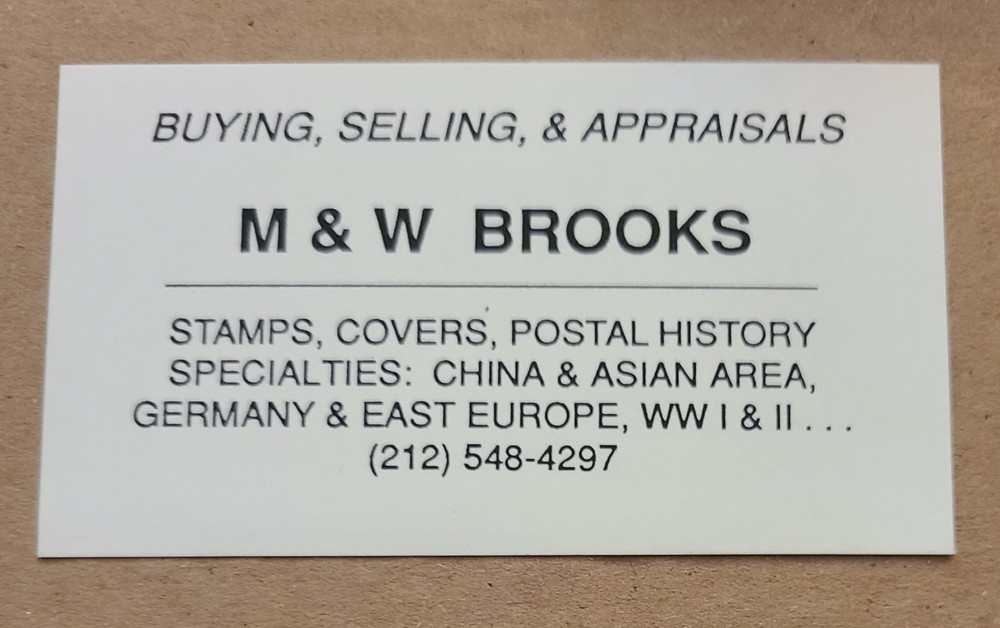 China + Treaty Ports 1935 Reprint 1985 Rogers Signed Ephemera Stamp Collecting