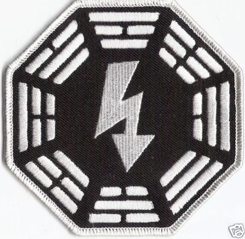 LOST TV SHOW  PATCH - FLASH LOGO - LST14