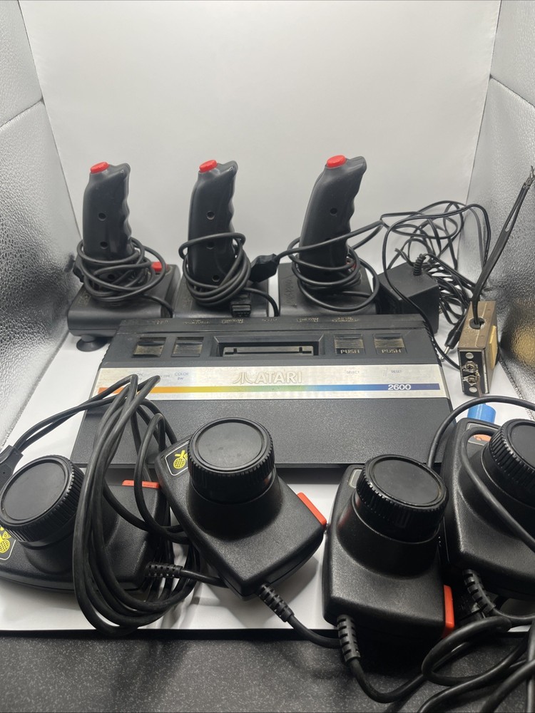 Atari 2600 System Bundle with Console, Joysticks, Paddles , Adapter