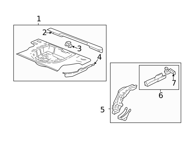 Genuine GM Rail End 22675591