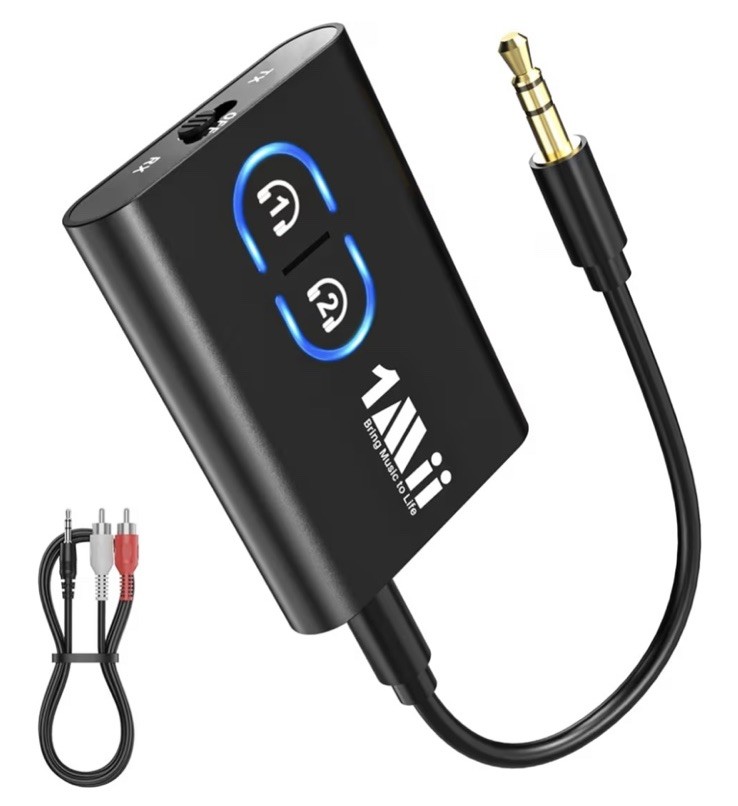 1Mii Transmitter Receiver Bluetooth 5.3 ML300 B0305 Black - New Open Box