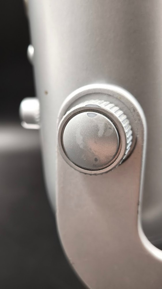 Blue Yeti Working Silver Microphone Used