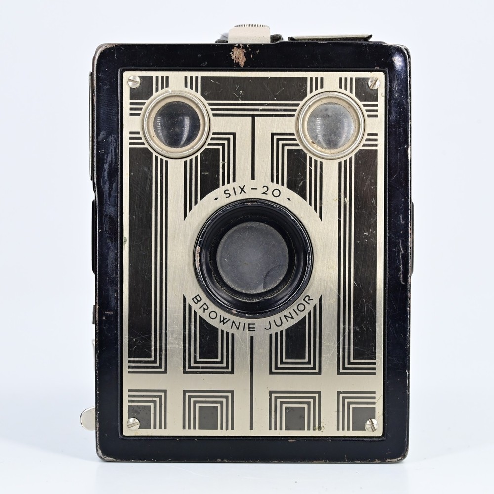 Kodak Brownie Junior + Brownie Target Six-20 620 Box Camera lot of 5 Art Deco