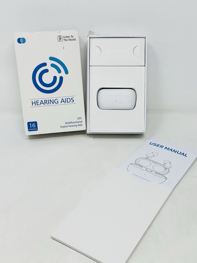 Hearing Aids OTC Multifunctional Digital Hearing Aids 16 CH Model 6116 EUC