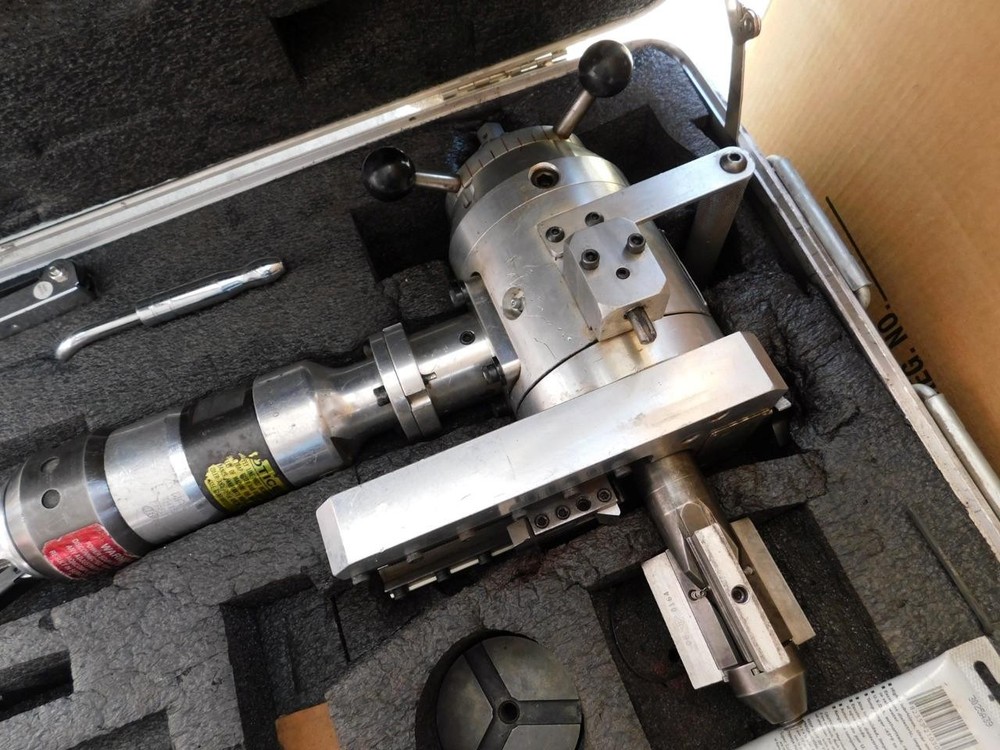 TRI TOOL 206B BEVELMASTER PIPE BEVELER BEVELING MACHINE PORTABLE LATHE SYSTEM