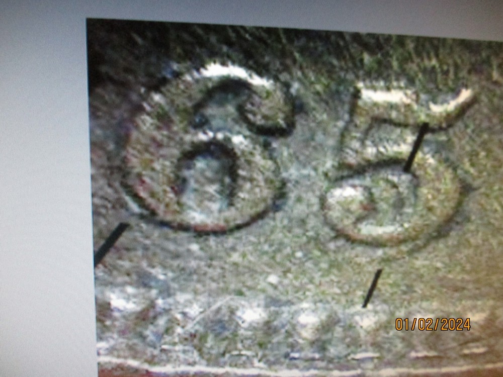 1865 2 CENT REPUNCHED DATE FS-02-1865-1302   TC5