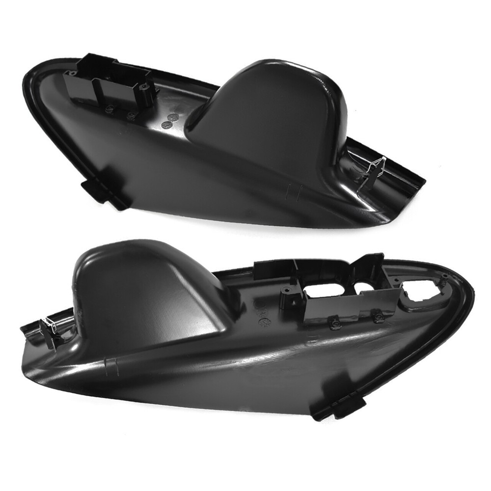 94-04 Mustang Coupe Door Panel Insert LH+RH Window Switch Housing Black