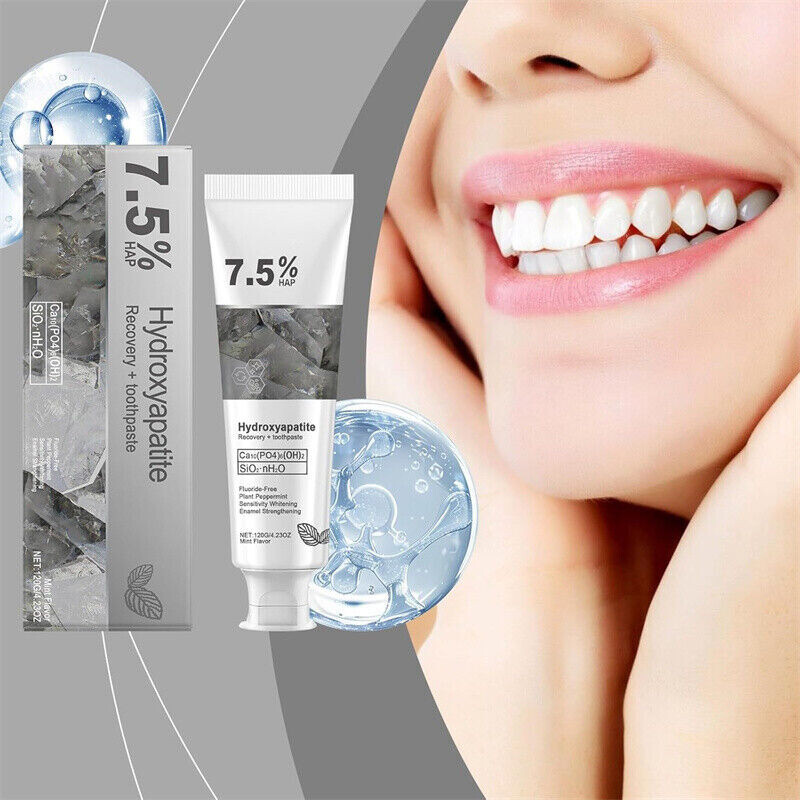 7.5% Hydroxyapatite Toothpaste Remove Yellow Tooth Stains For Sensitive Teeth~