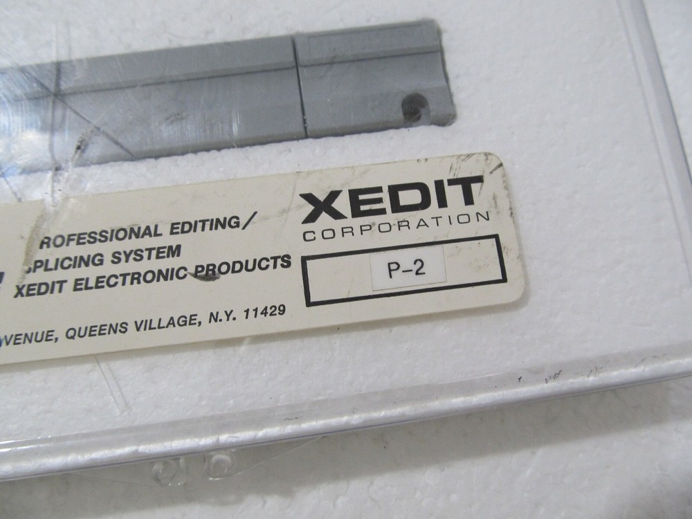 XEDIT Editall P-2 Block Professional Editing Splicing Part Vintage
