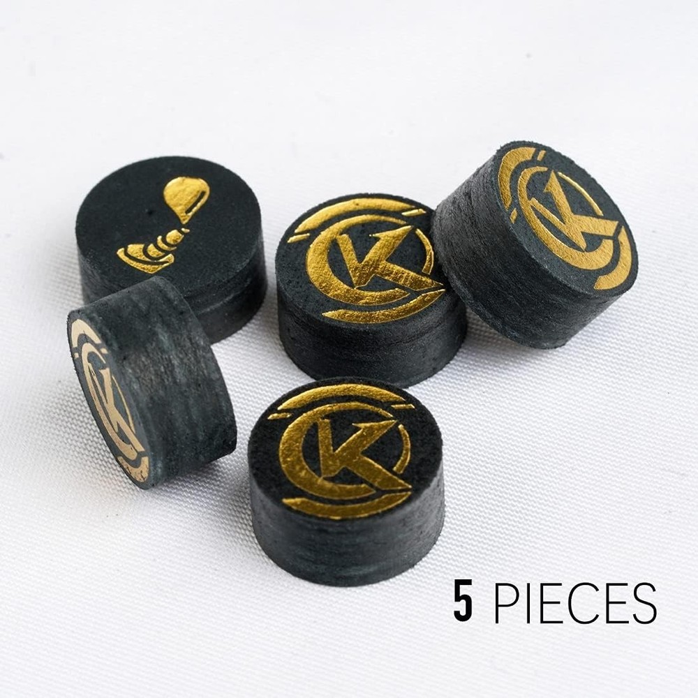 14mm Billiard Cue Tips - 6-Layer Laminated for Control & Accuracy in Every Shot