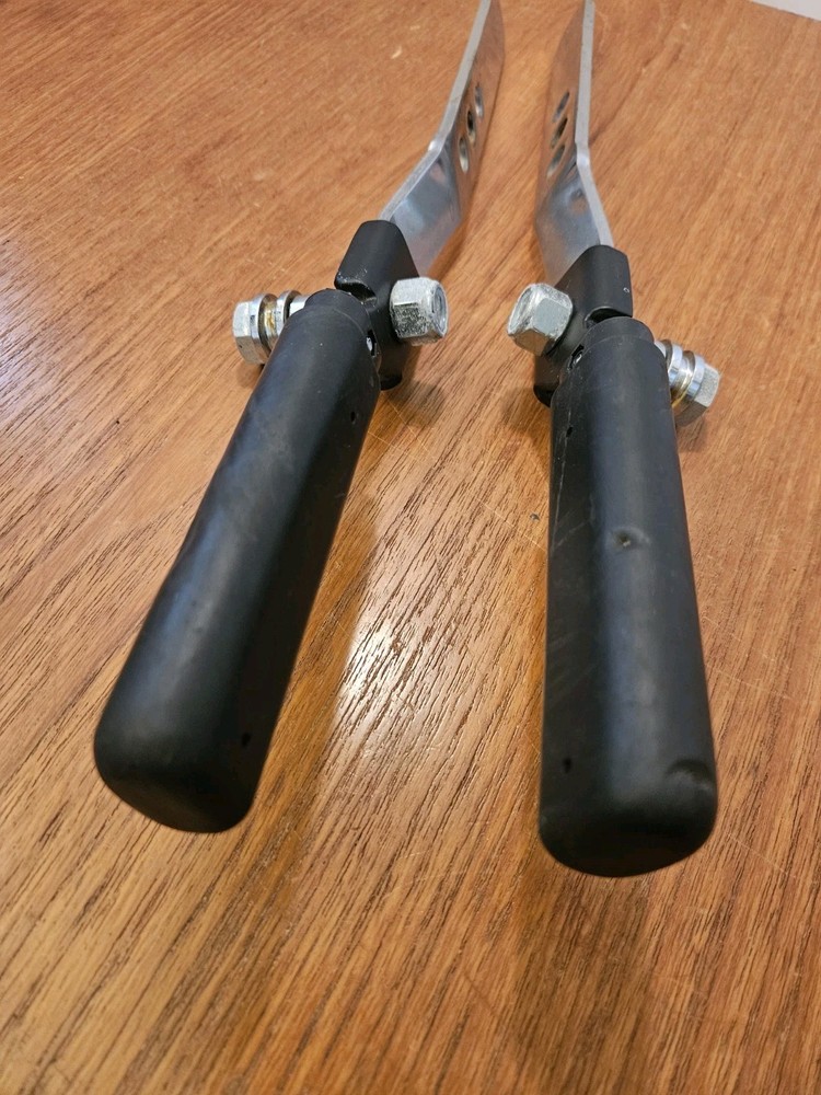 Teeter Hang Ups Inversion Table Replacement 3 Hole Hinges Pair with Handles