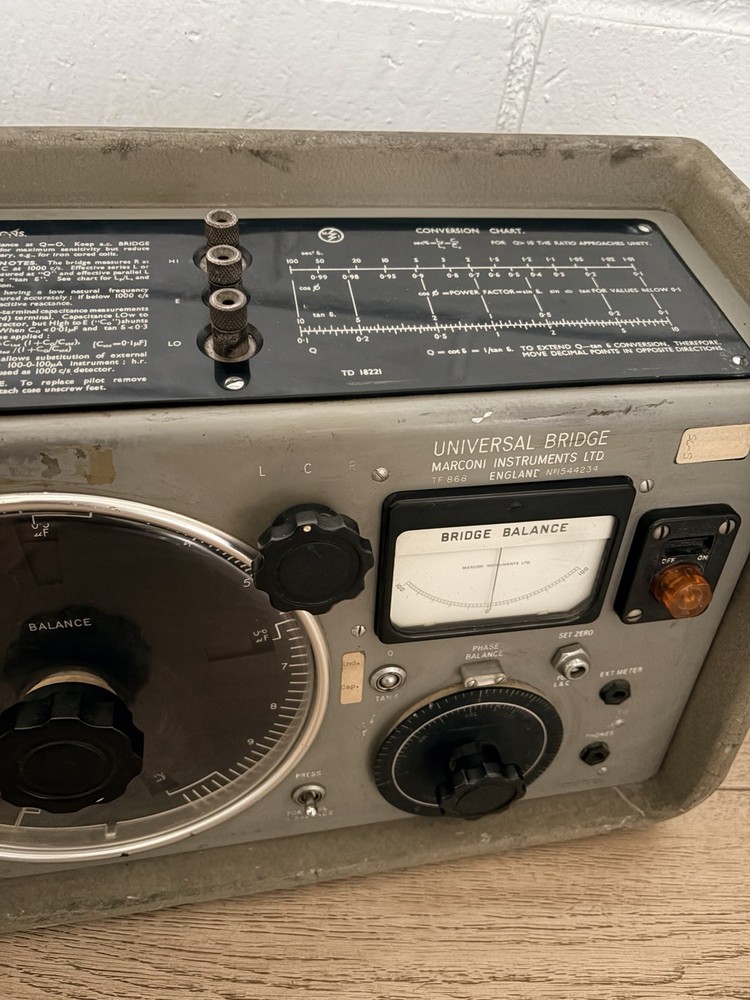 Rare Marconi Instruments TF 868 Universal Bridge