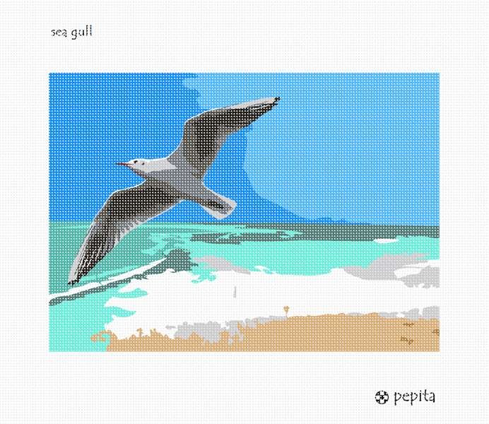 Sea Gull Needlepoint Canvas