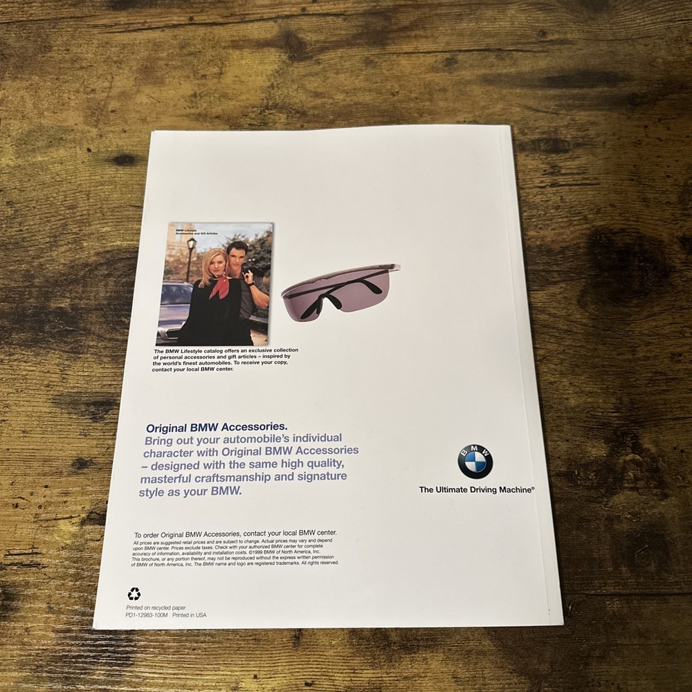 1999 BMW Accessories Brochure