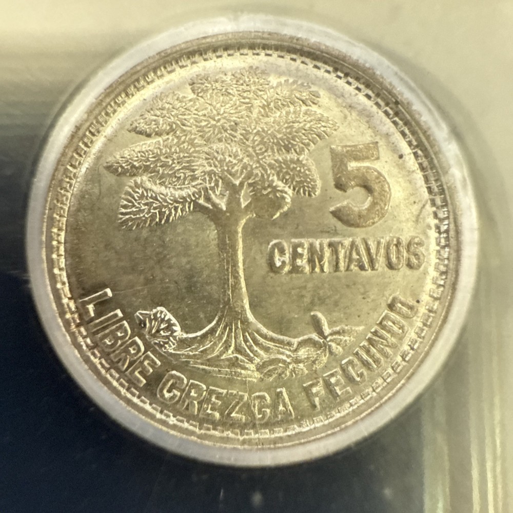 Guatemala 1955 5 Centavos NGC MS66