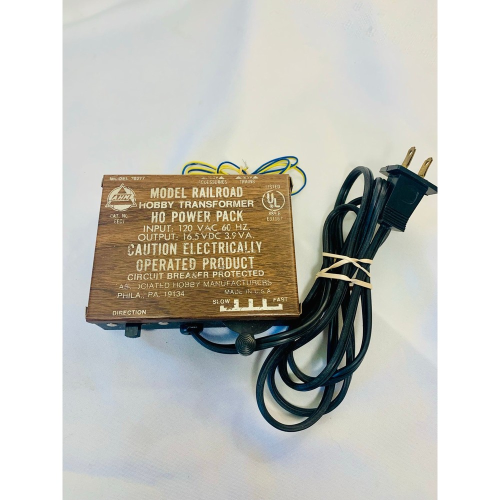 Model Railroad Power Pack and Switch Set