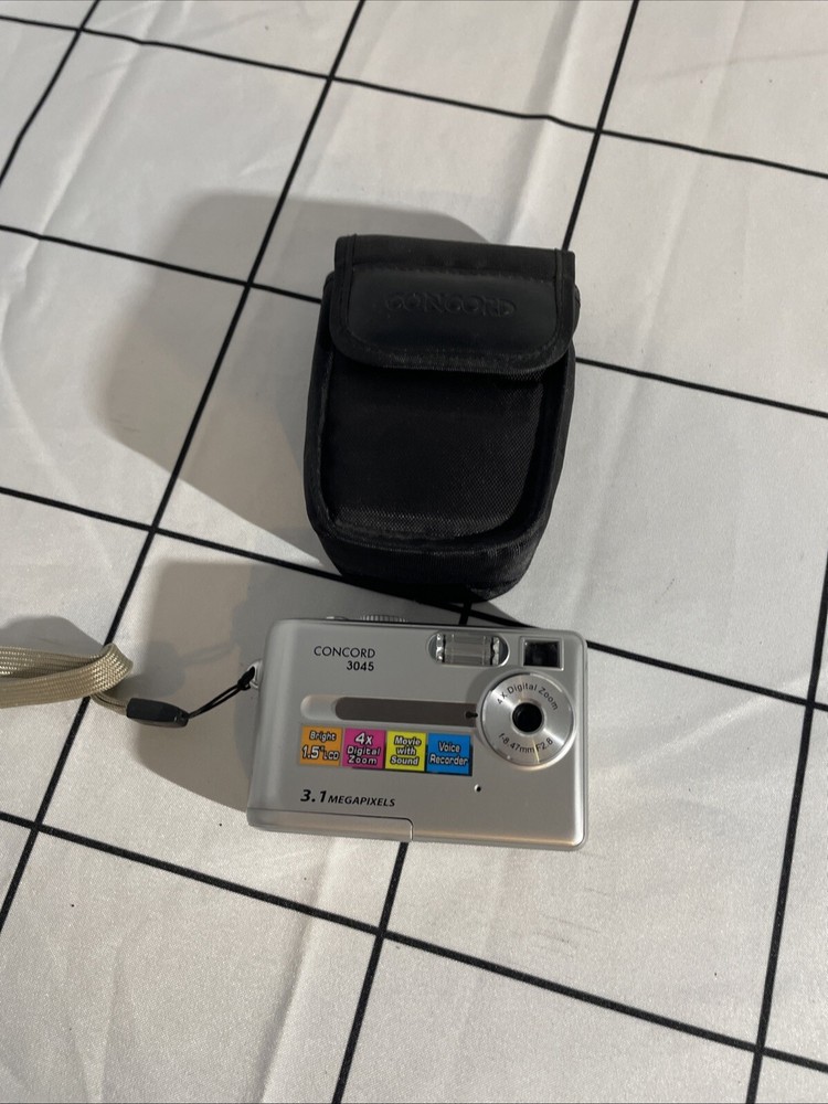 CONCORD 3045 3.1 MP DIGITAL CAMERA-SILVER