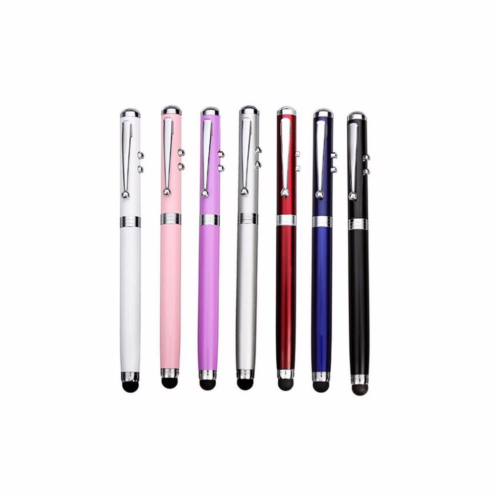 🎁🎄4-in-1 Laser Pointer + LED Light + Write Pen + Stylus for Phone / Tablet