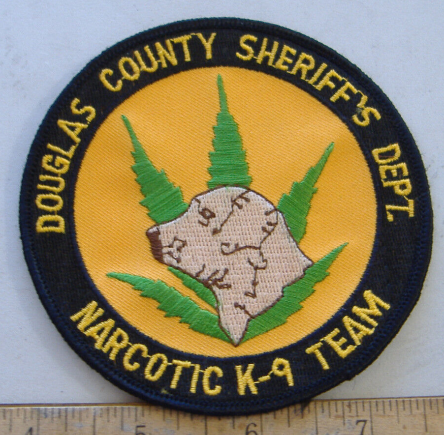 DOUGLAS K-9 COUNTY SHERIFF GEORGIA SHERIFF FABRIC PATCH