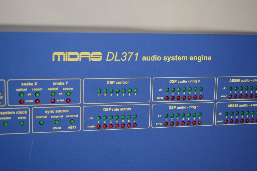 Midas DL371 5 Module Audio System Engine for PRO6 New in open Box PRO 6