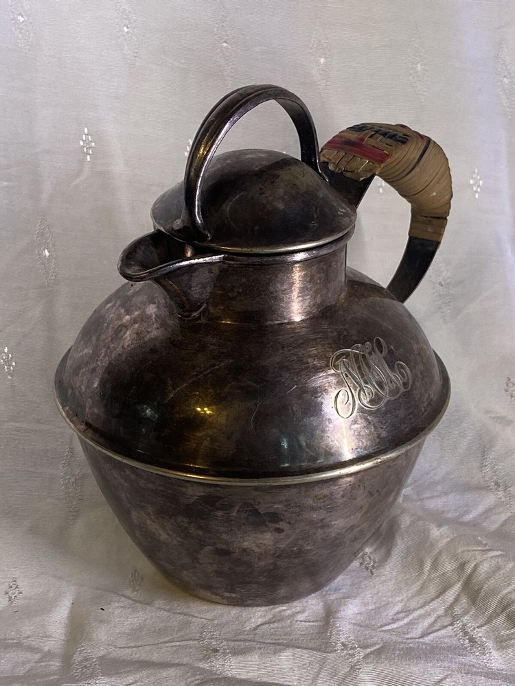 ANTIQUE Silver Plated Pitcher Bailey Banks & Biddle Philadelphia Vintage