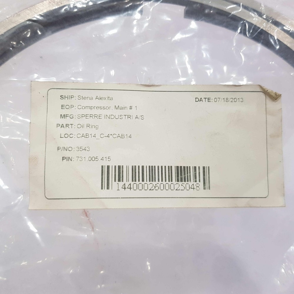 SPERRE OIL SCRAPER RING 3543