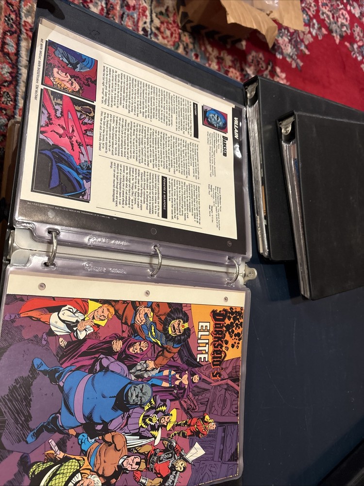 Comic Book Bio Binder