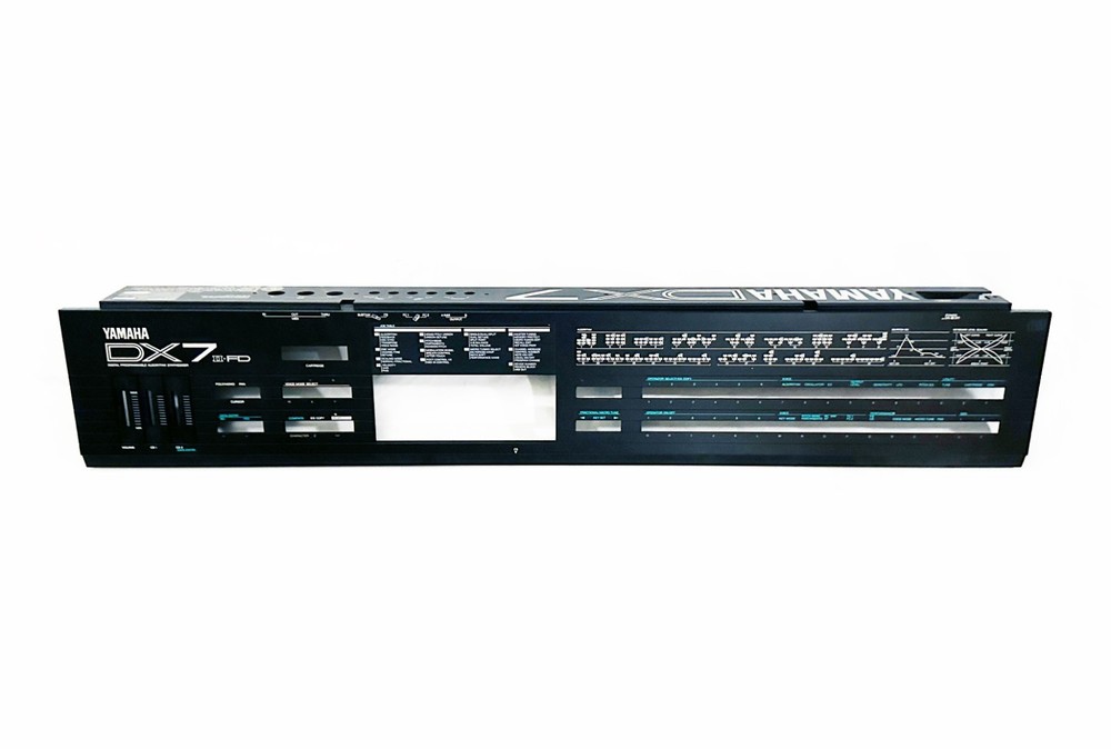 YAMAHA DX7 IIFD Original Top Side Frame Panel Unit. Great Condition !