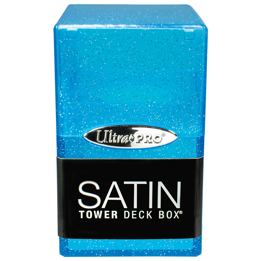 1 Ultra PRO Glitter Blue Satin Tower Deck Box