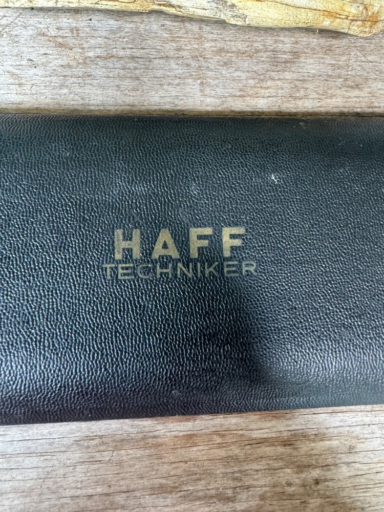 Haff Drafting Compass Set Techniker Vintage Geometry Drawing Instrument Case