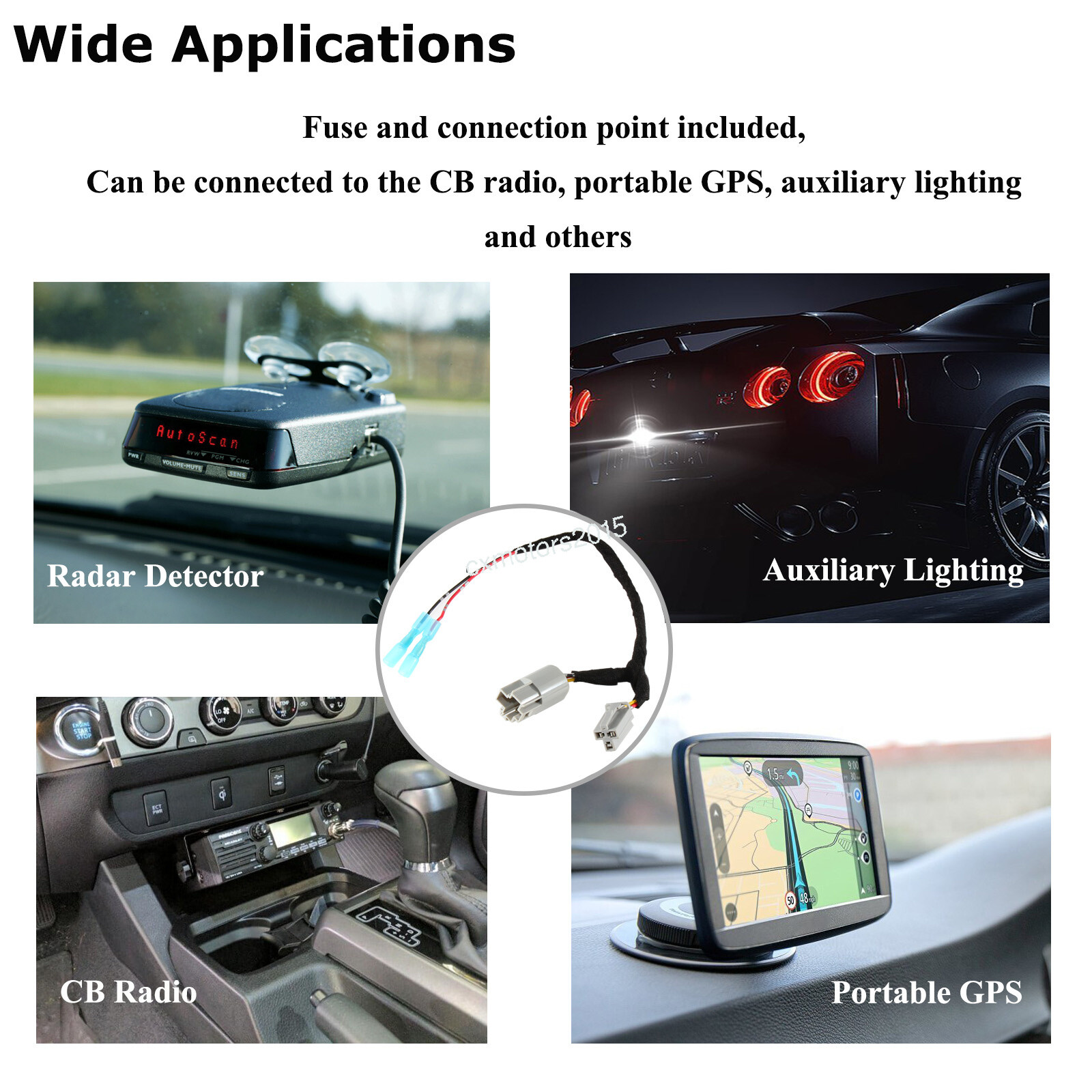 12 Volt Power Cigar Outlet Adapter for 2002-2021 DODGE RAM 1500 2500 CB Radio