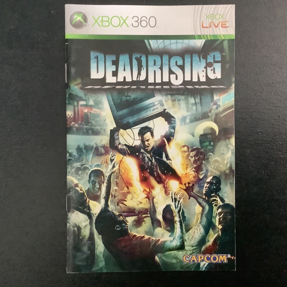 Dead Rising 1 Microsoft Xbox 360 Instruction Manual Only