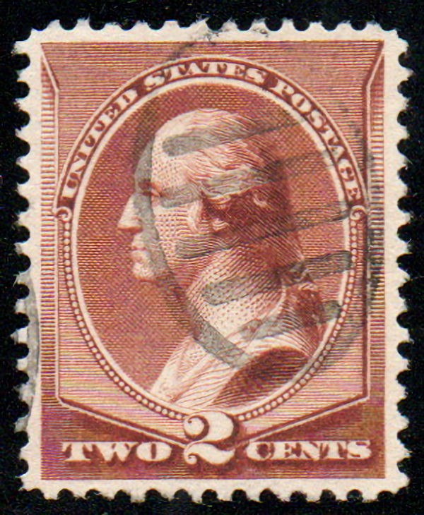 MALACK 210 SUPERB, "oval" cancel, bold color, GEM! v3570
