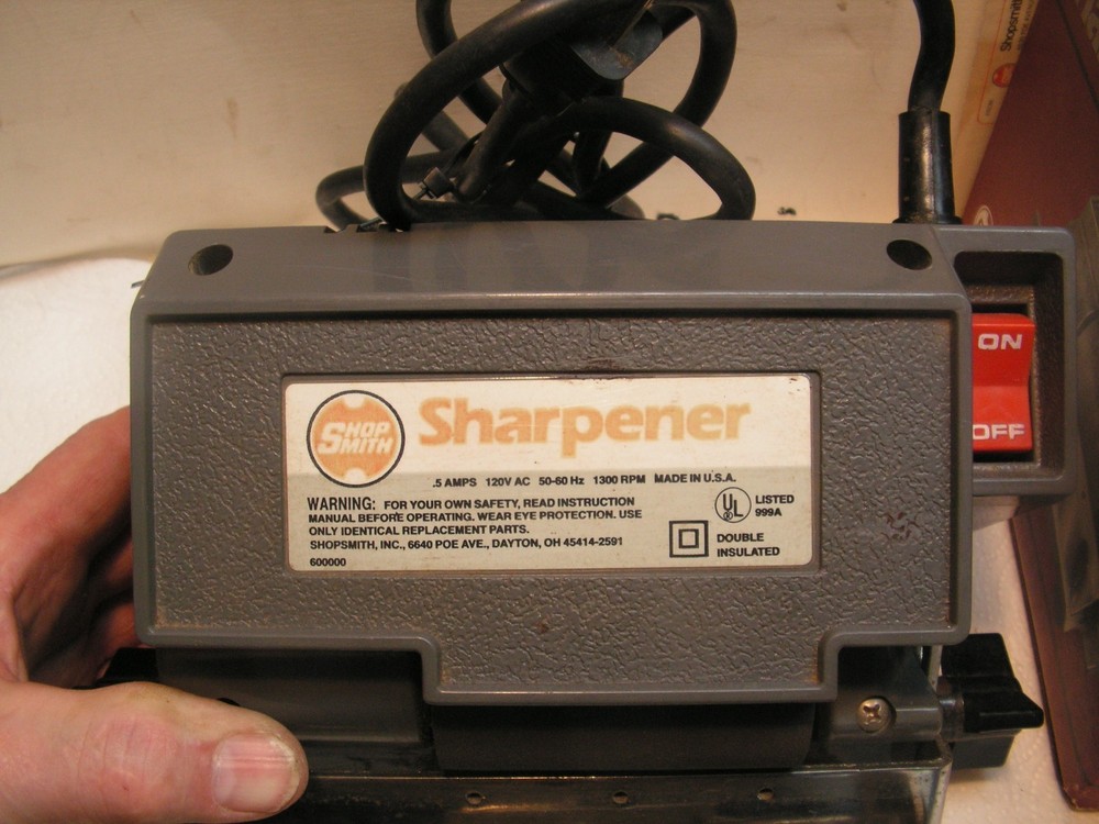 Shopsmith Knife Blade Tool Sharpener Model 600000 Vintage