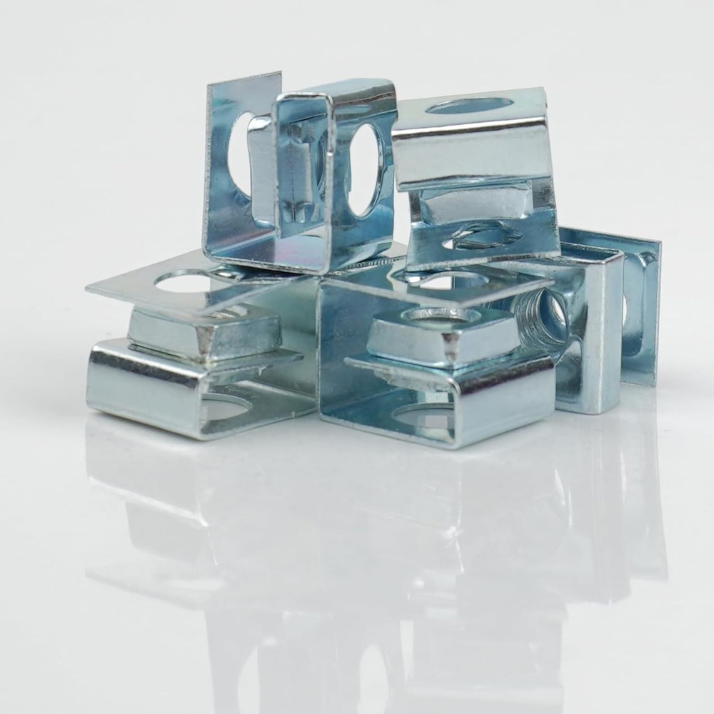 25 PCS Slide-on Cage Nuts U Type Cage Nut M6