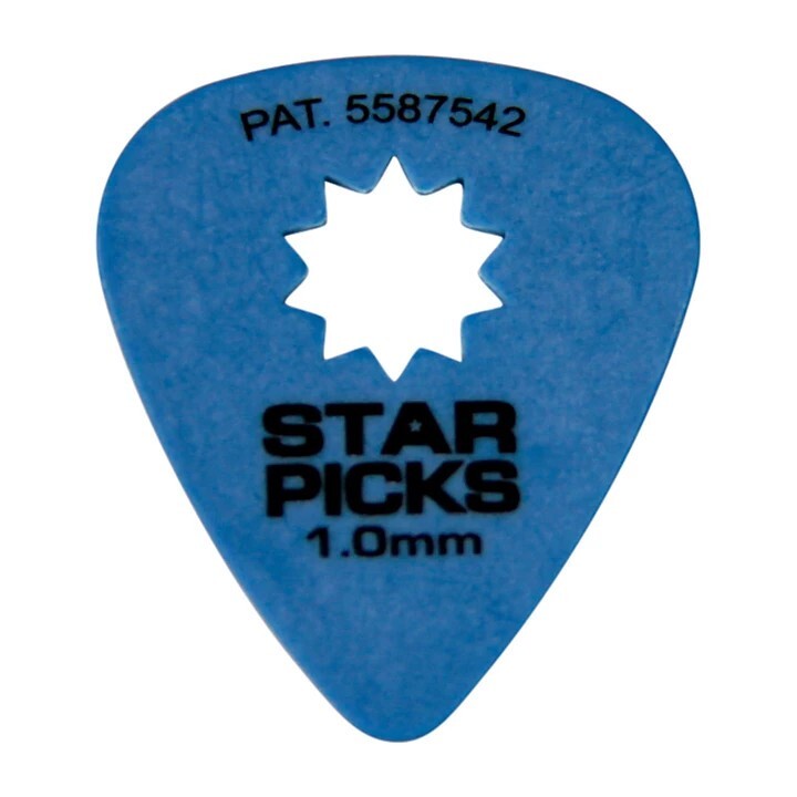 Everly Star Guitar Picks 24 Pack Variety Pack 4 of Each Size Sampler