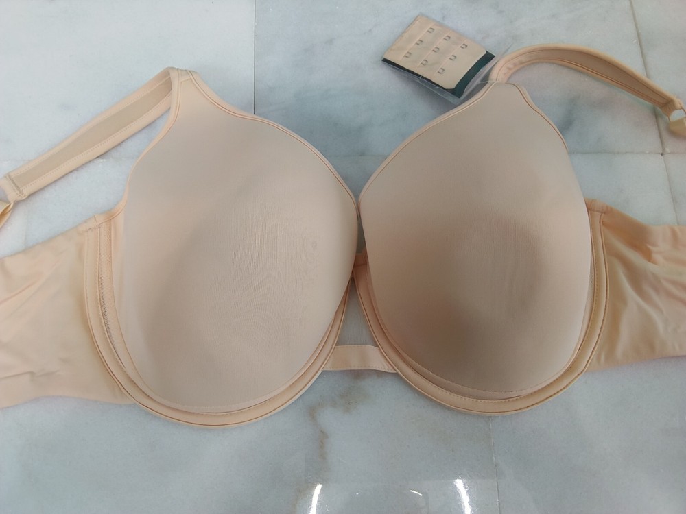 UNDEROUTFIT Ultimate Coverage Bra Underwire Adjustable Straps 38B Sand