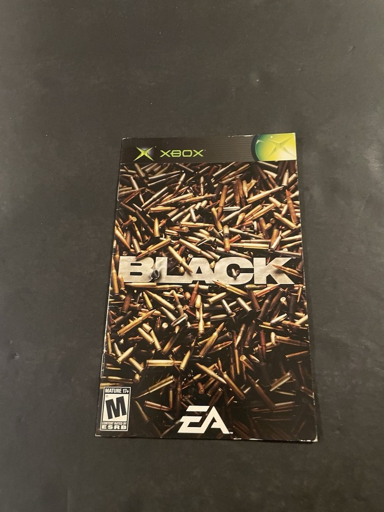 black xbox manual only