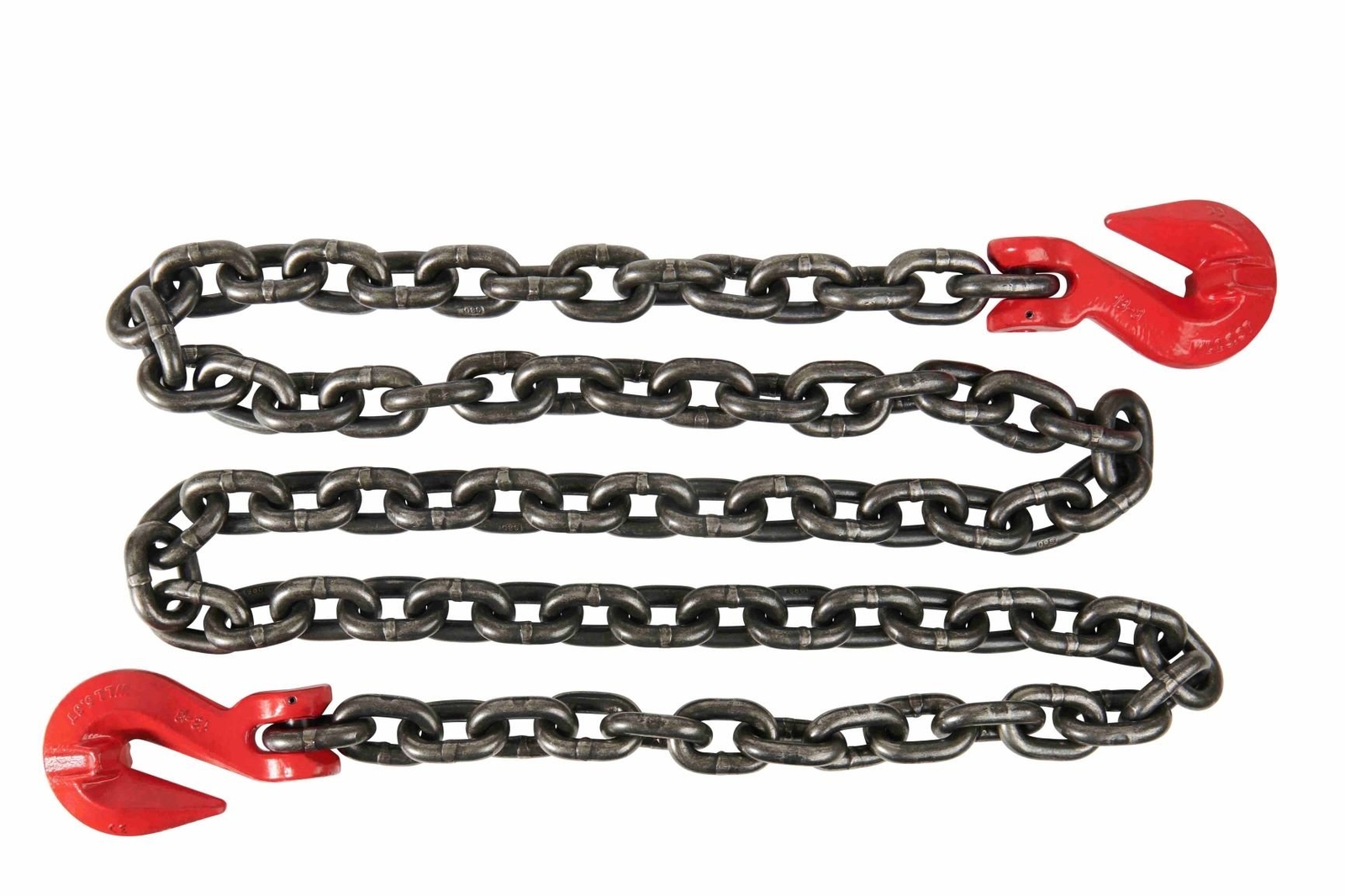 (4 Pack) G80 Alloy Tow & Binder Lashing Chain 1/2" x 10', 12,000 lbs WLL