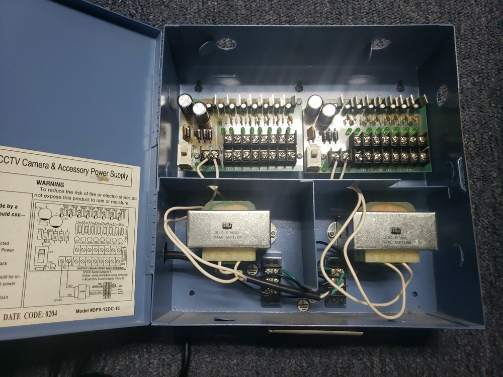 MG Electronics DPS-12DC-16 16 Camera Power Supply