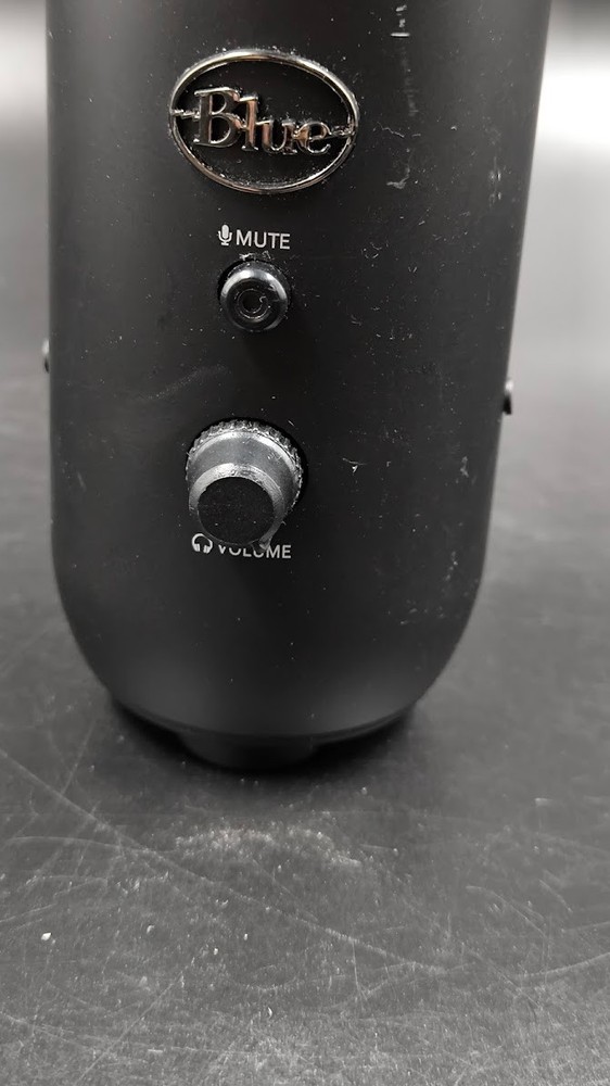 Blue Yeti Microphone Used Working Black