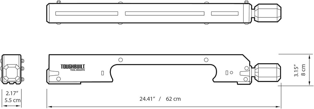 ToughBuilt – Universal Tool Mounts (Set of 2)