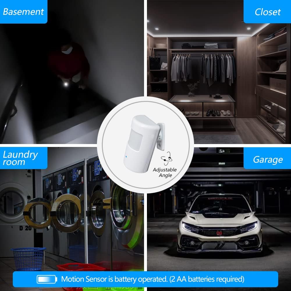 Upgraded Plug-In Motion Activated Light Control, Souphran Wireless Motion Detect