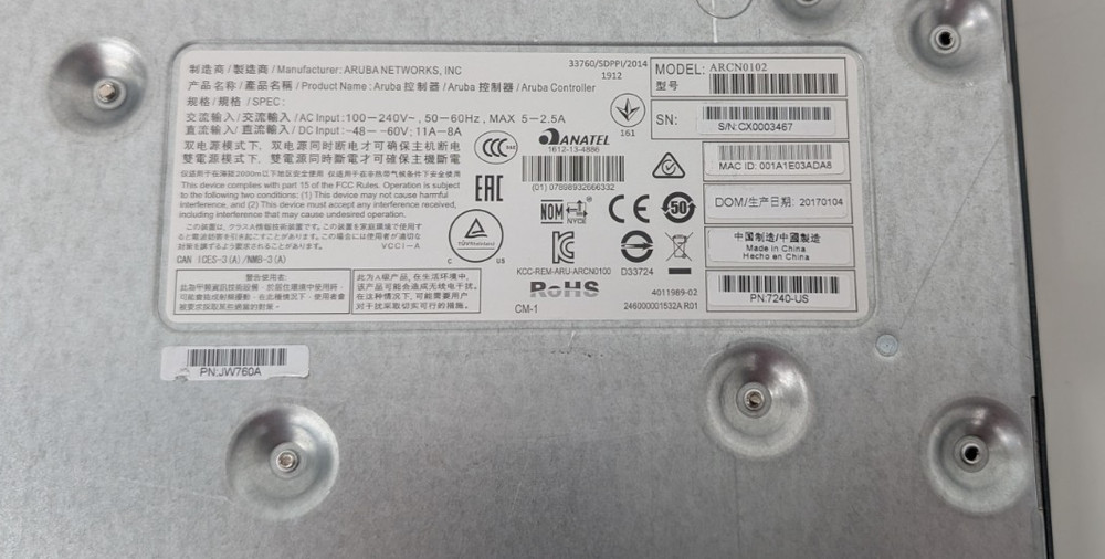 Aruba ARCN0102 Controller