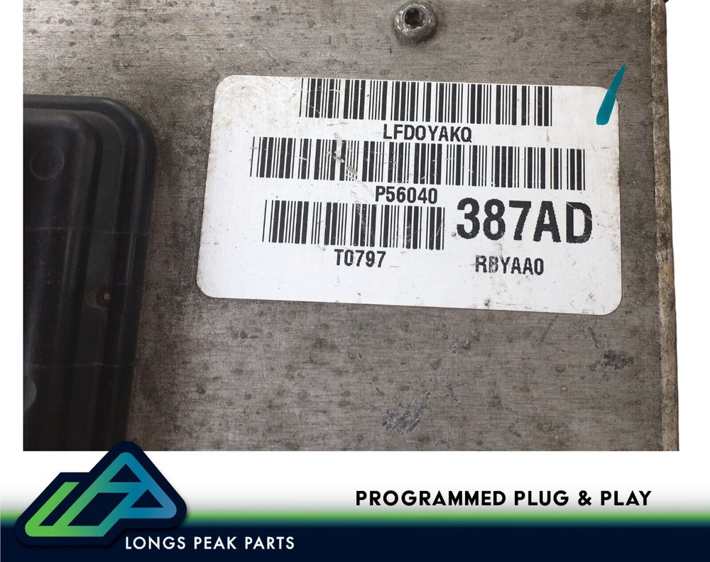1997 Dodge Ram 5.2L VIN PROGRAMMED ECU PCM Engine Control Module 56040387AD
