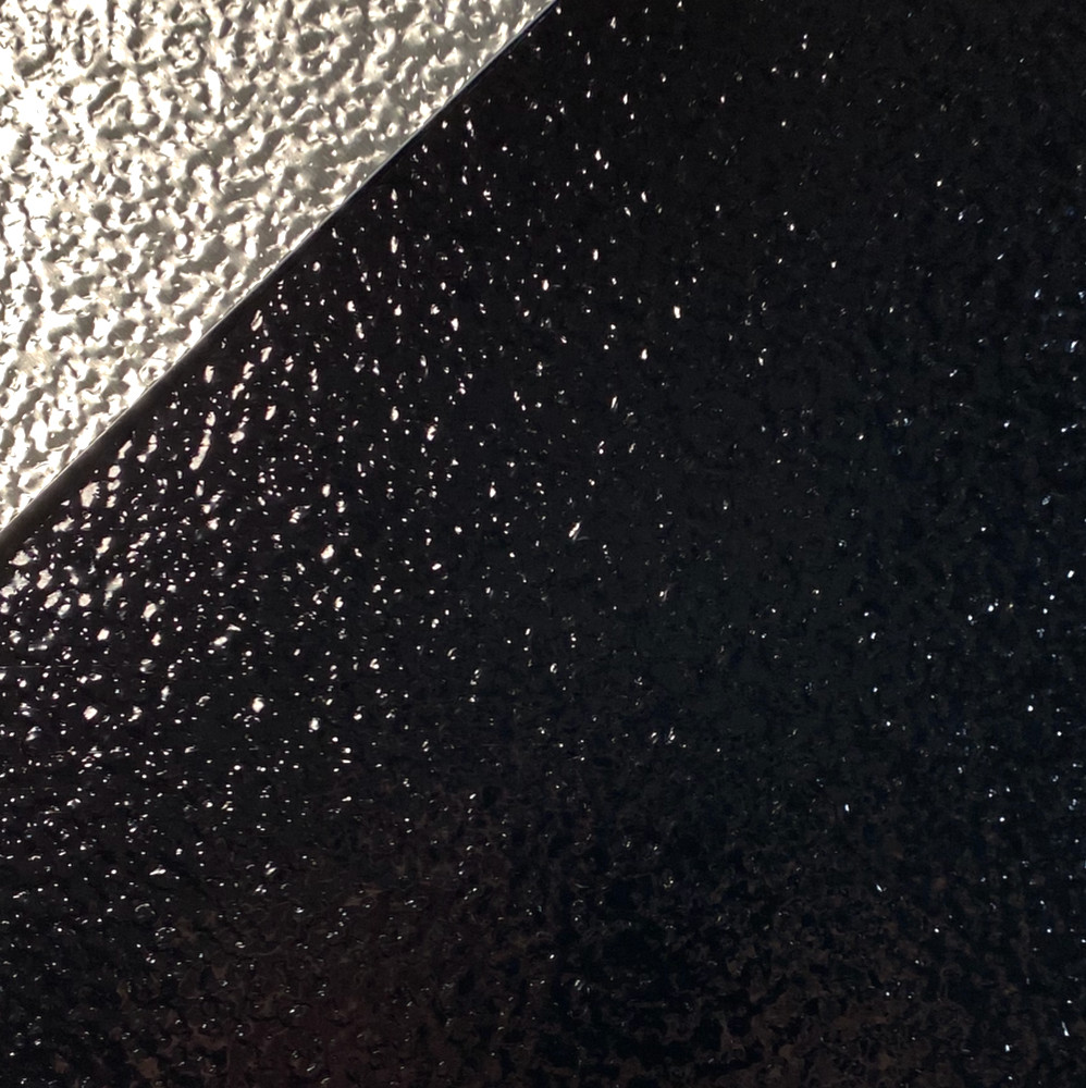 24" x 48" Black Aluminum Stucco Sheet .025” Thick Embossed - Trailer, RV Repair