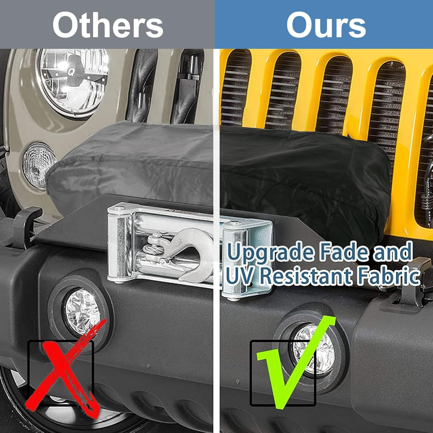 Winch Cover Winch Cover Waterproof Heavy Duty 600D Oxford Fabric Winch Covers