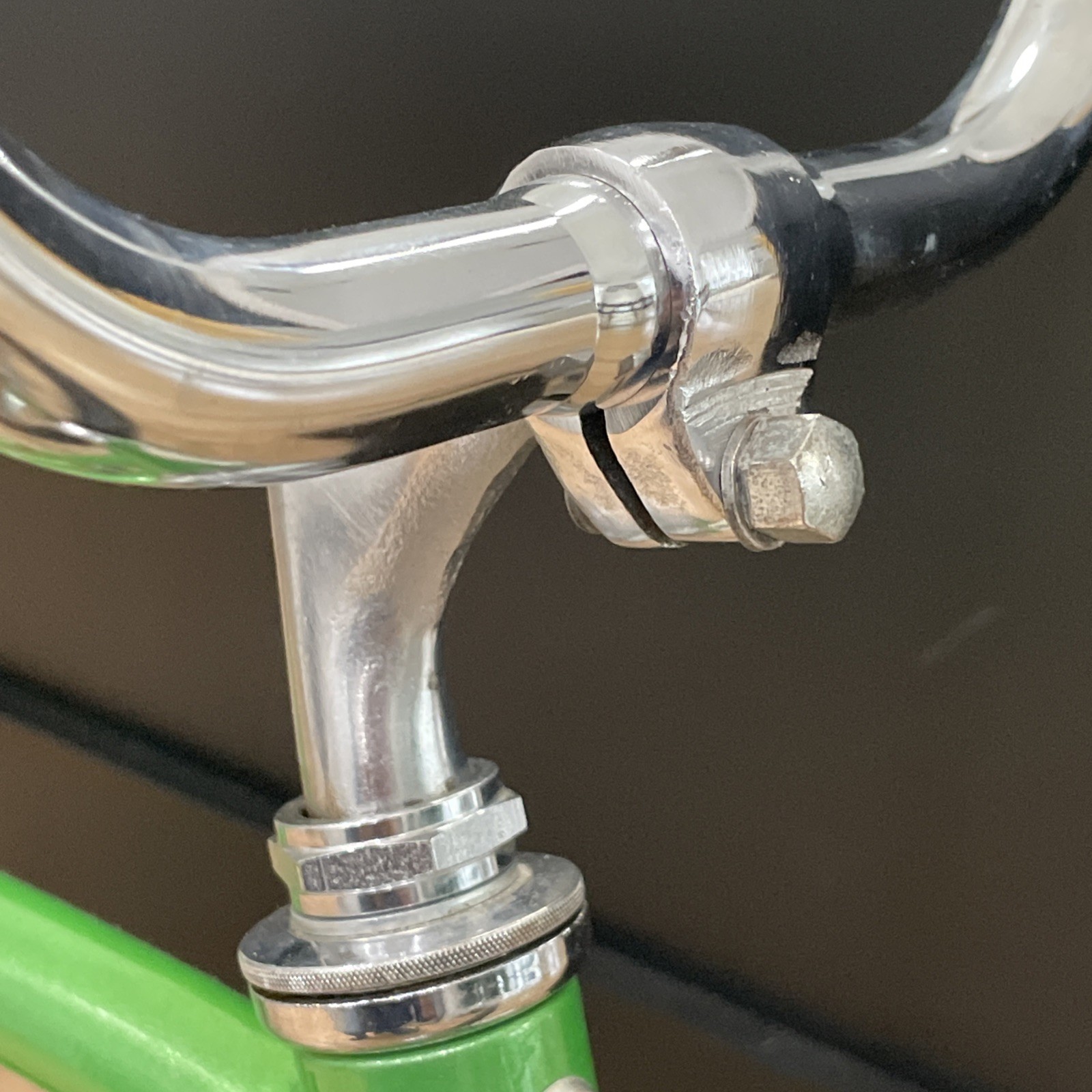 Schwinn Stingray 1963 1/2 Flamboyant Lime Green Solo Polo (Beautiful)